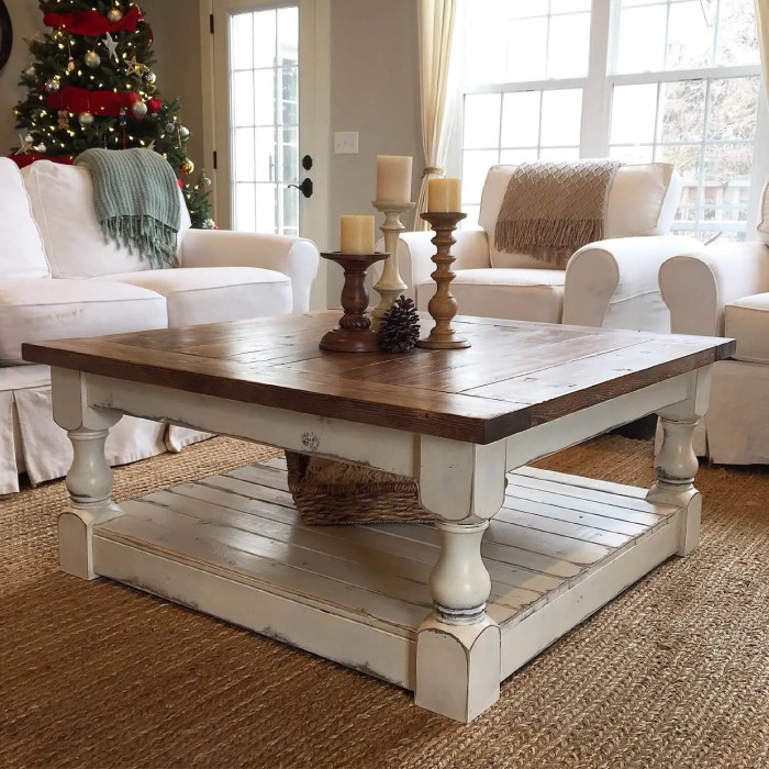 How to decorate living room center table