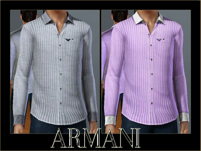 Men's armani dress shirt