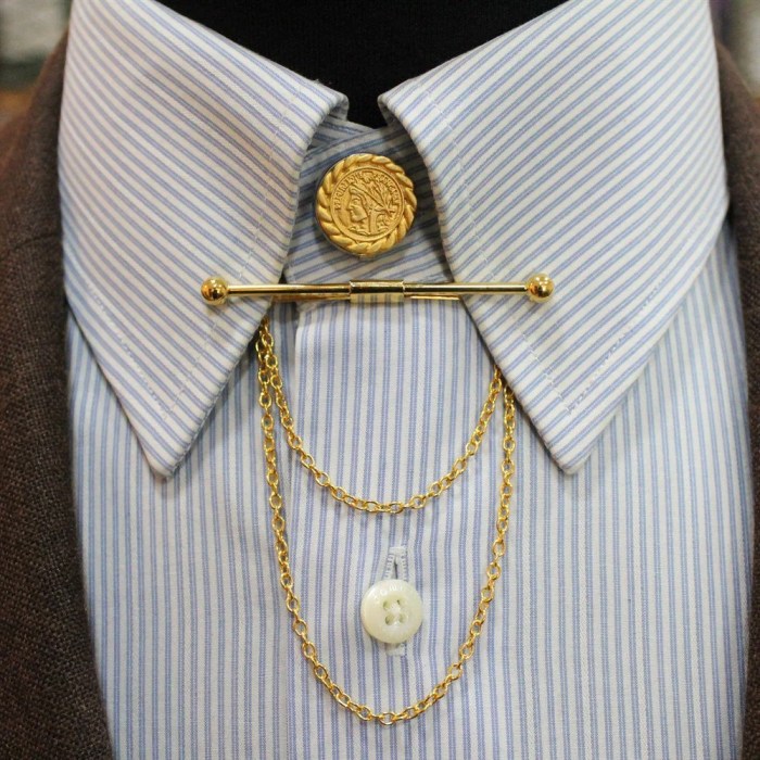 Mens dress shirt collar pins