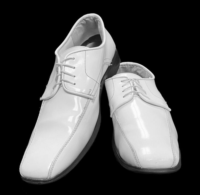 White men's dress shoe