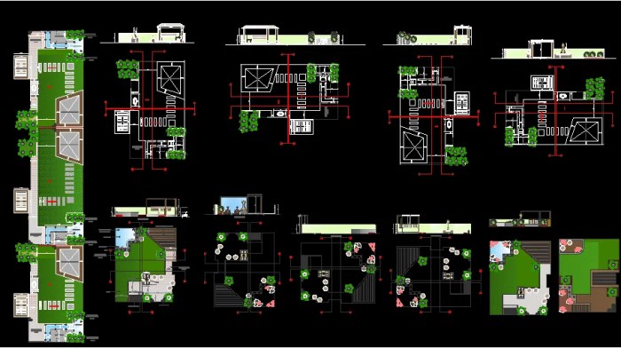 Desain teras rumah outocad