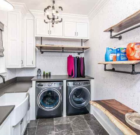 Desain tempat laundry di rumah minimalis